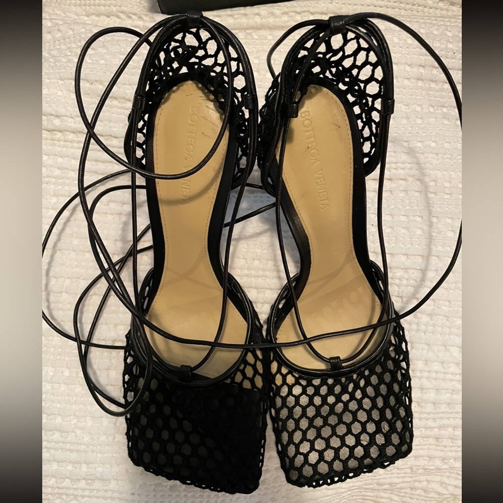 Bottega Veneta Stretch Lace-up Sandal